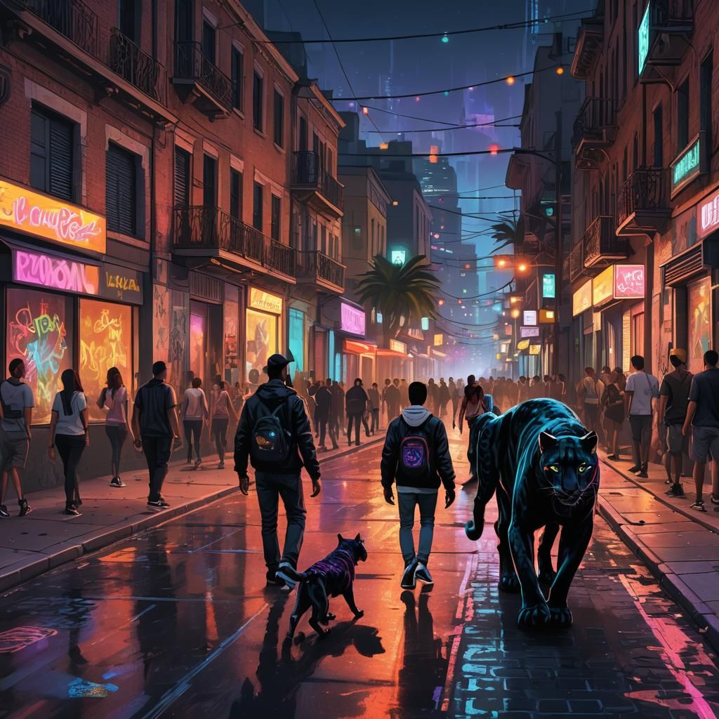 Grand Theft Auto Inspired Roman Street Scene