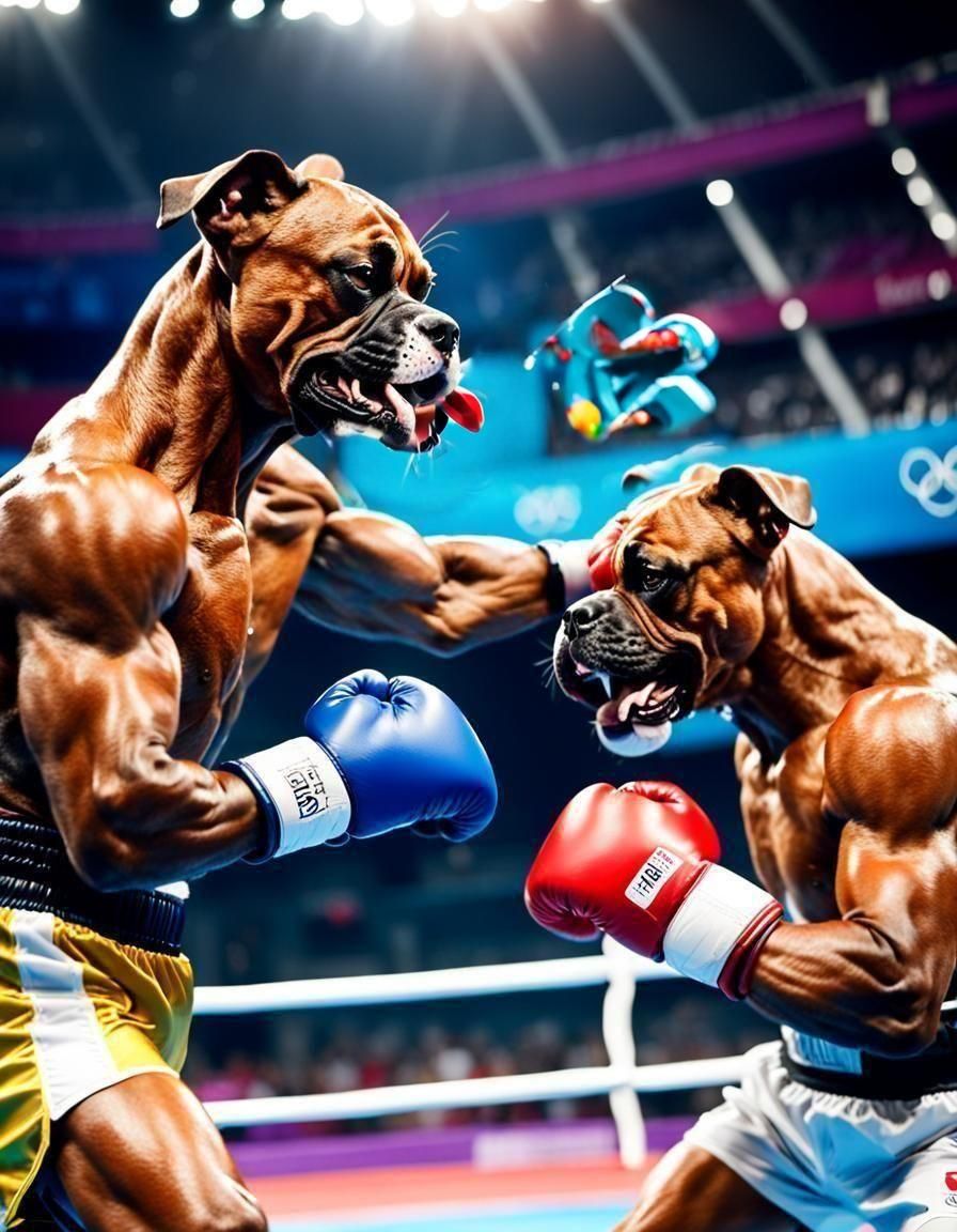 Boxer Dogs Boxing at the Olympics