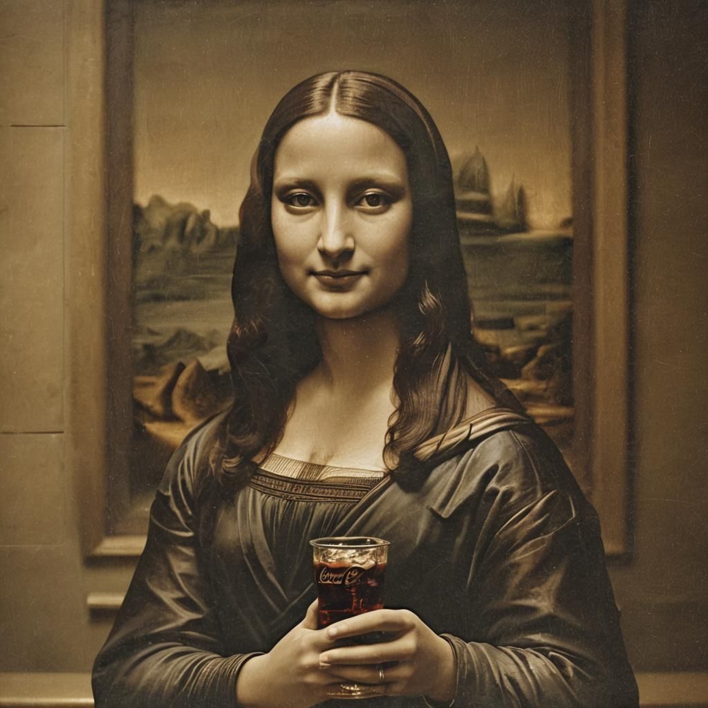 Mona Lisa Enigma in Film Noir Splendor