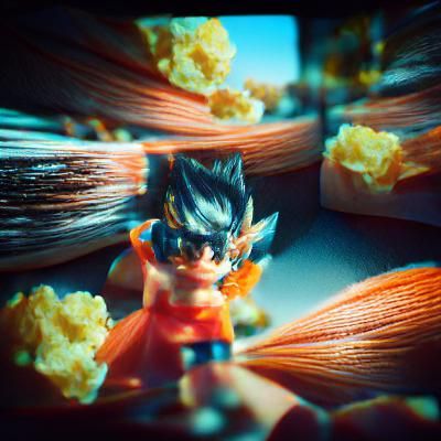 Goku in 8K 3D Rendering