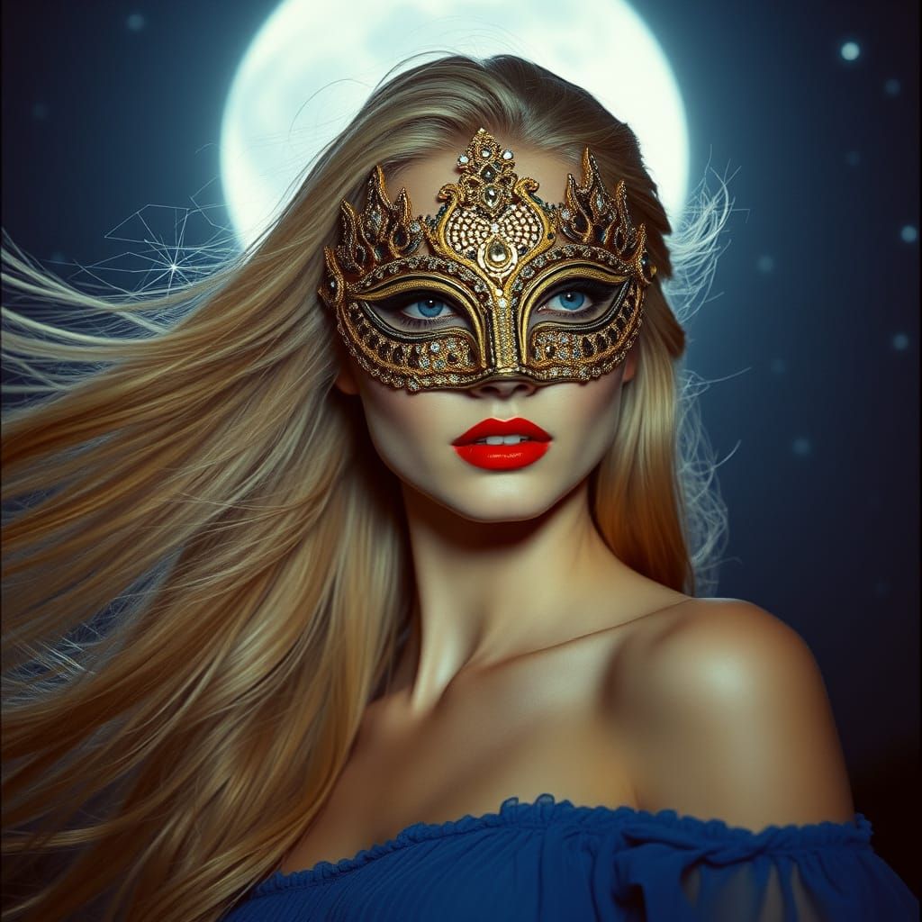 Goddess in Celestial Splendor