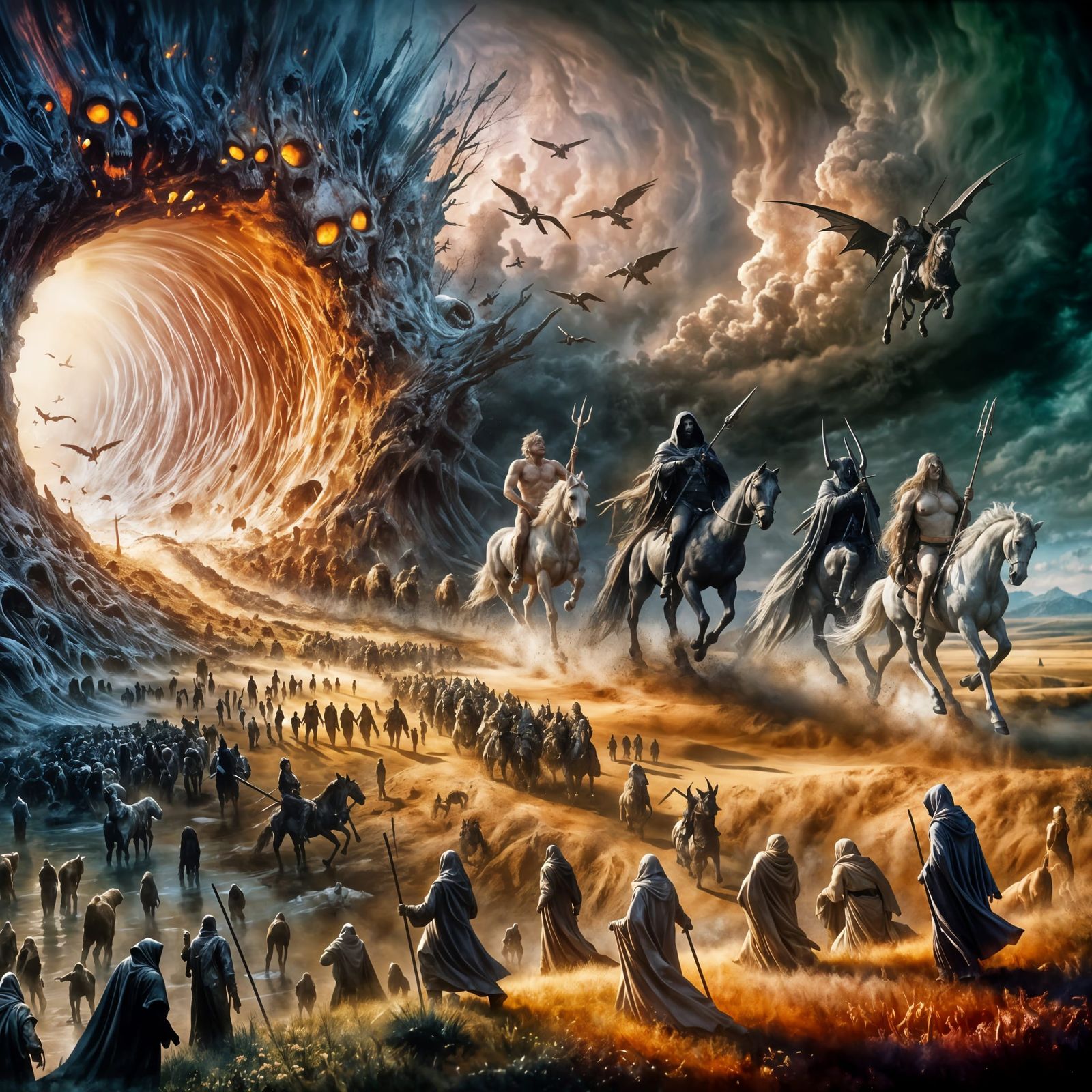 Four Horsemen of the Apocalypse: Splash Art Concept