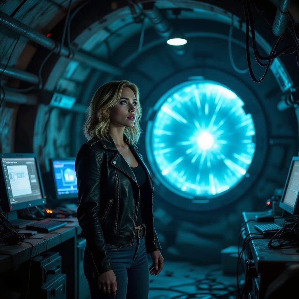 Scarlett Johansson Finds Portal in Gritty Sci-Fi Bunker