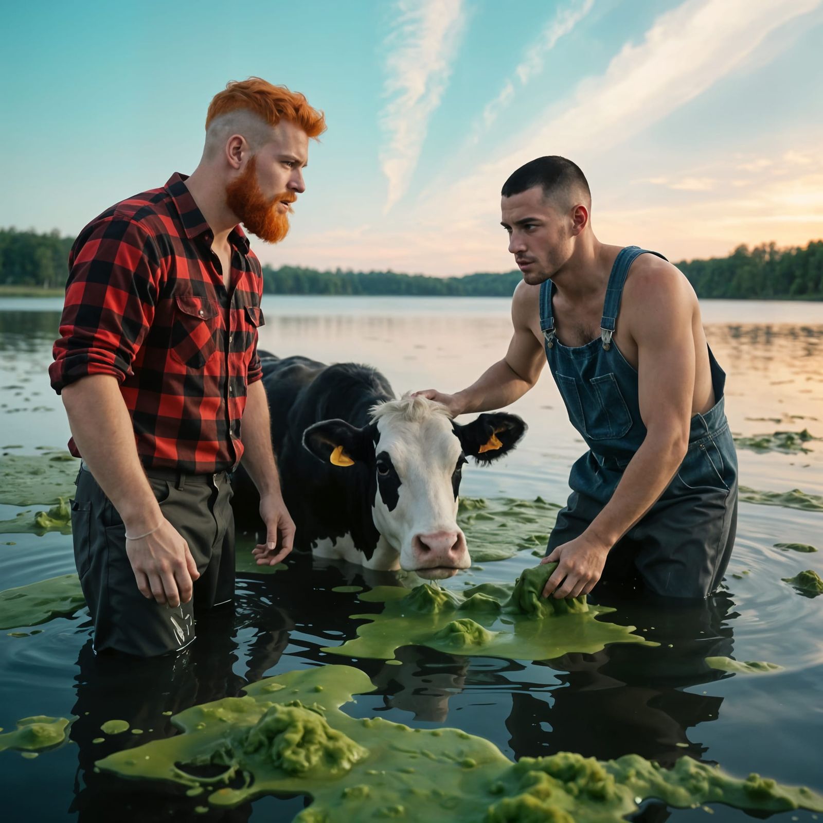 Hillbillies Battle Cyanobacteria Bloom in Polluted Lake