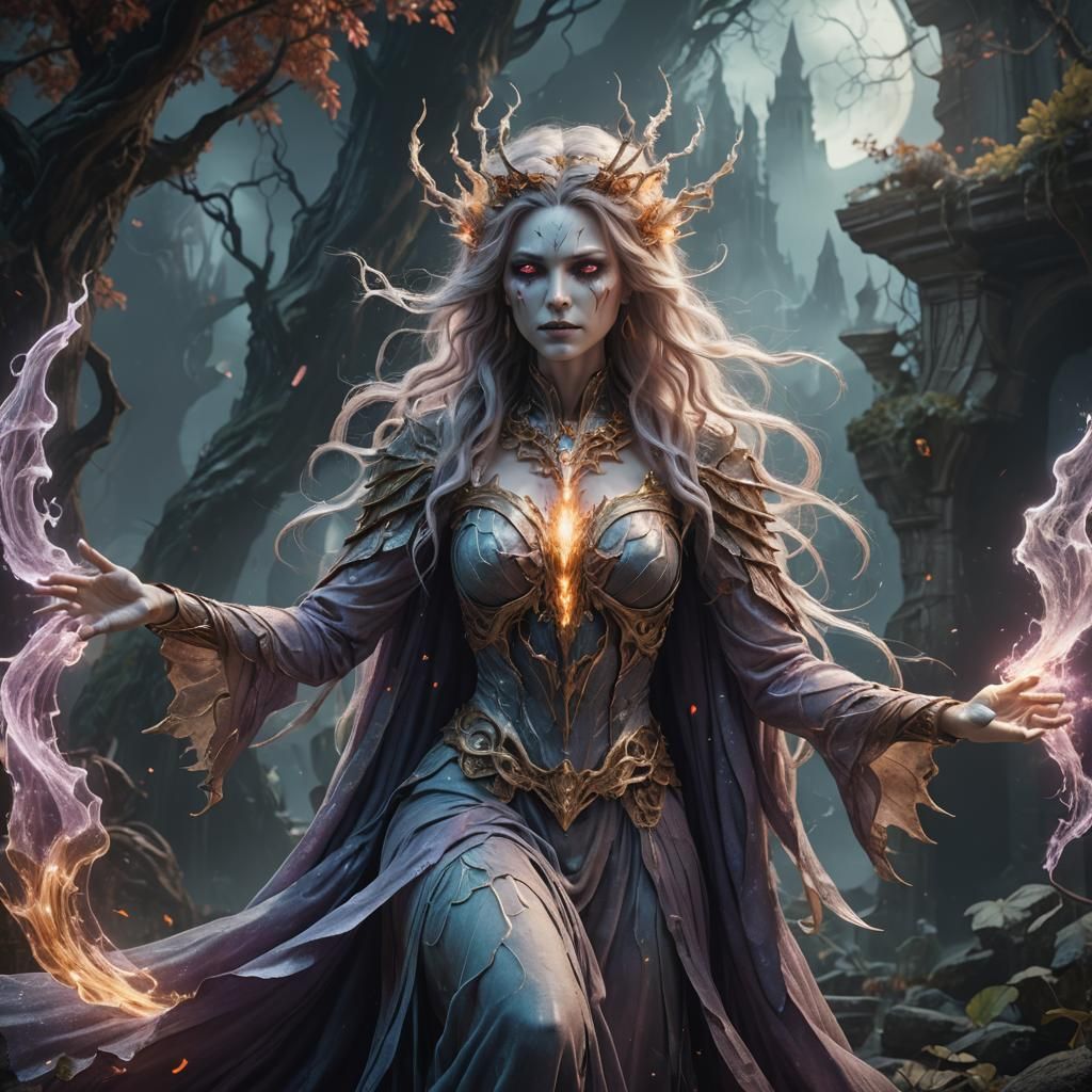 Ethereal Astral Ghost Banshee: Fantasy Concept Art