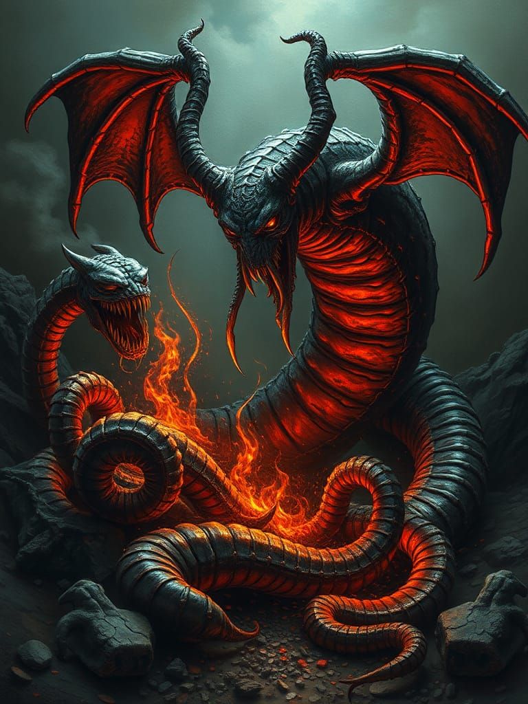 Encaustic Worms of the Earth Fight Evil