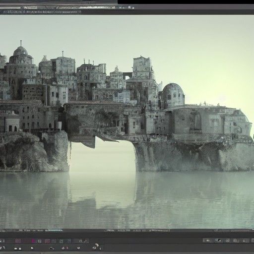 Detailed AI Matte Painting