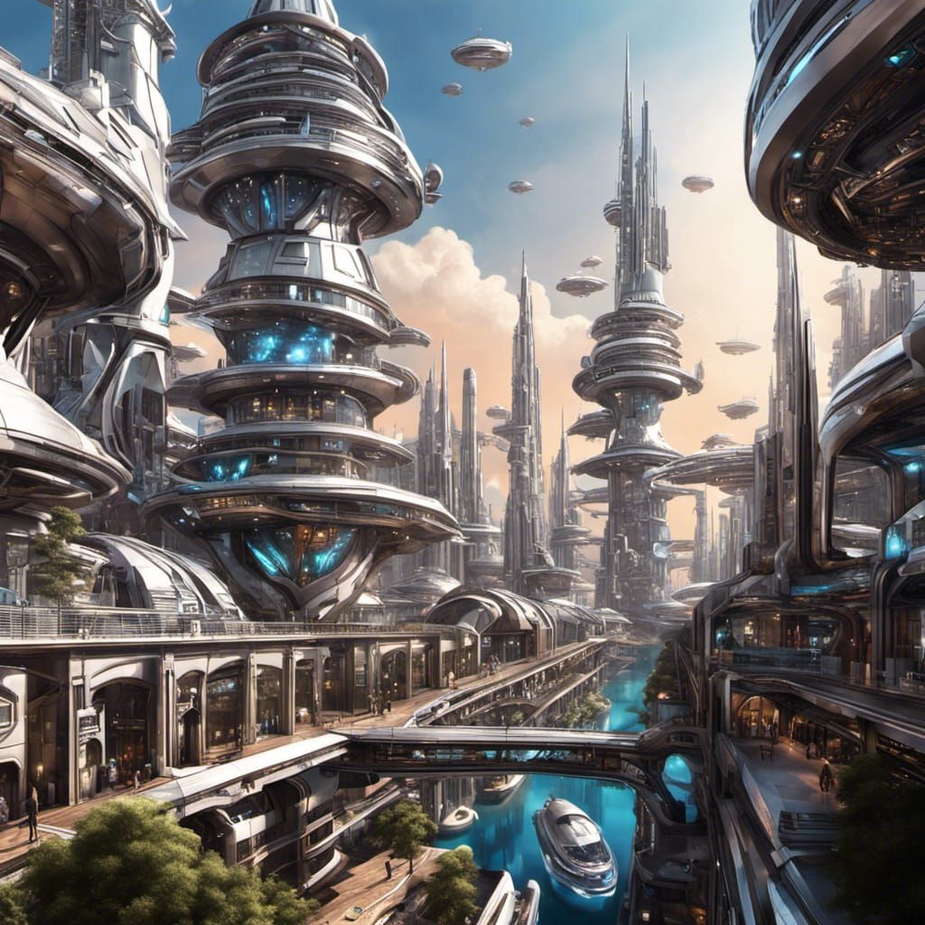 Maximalist Moon Colony 2123