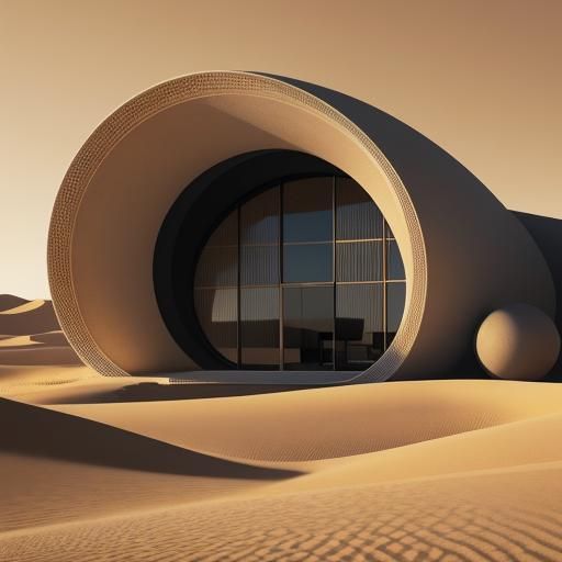 Luxurious Desert House: Modern Futuristic Architecture