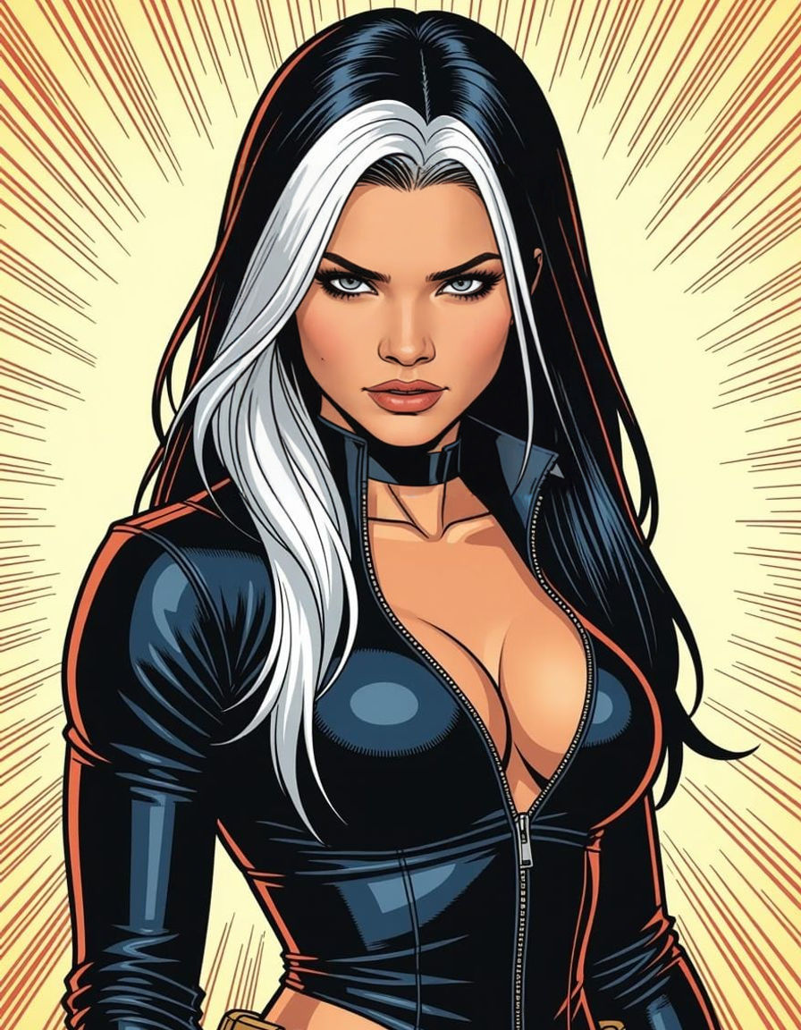 Actress Olivia Holt as Rogue from X-Men in a Cinematic Portr...