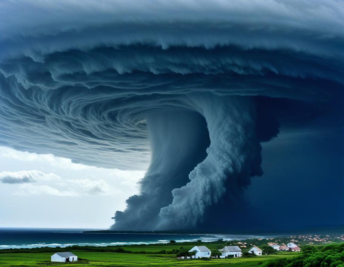 Hurricane Threatens Coastal Village