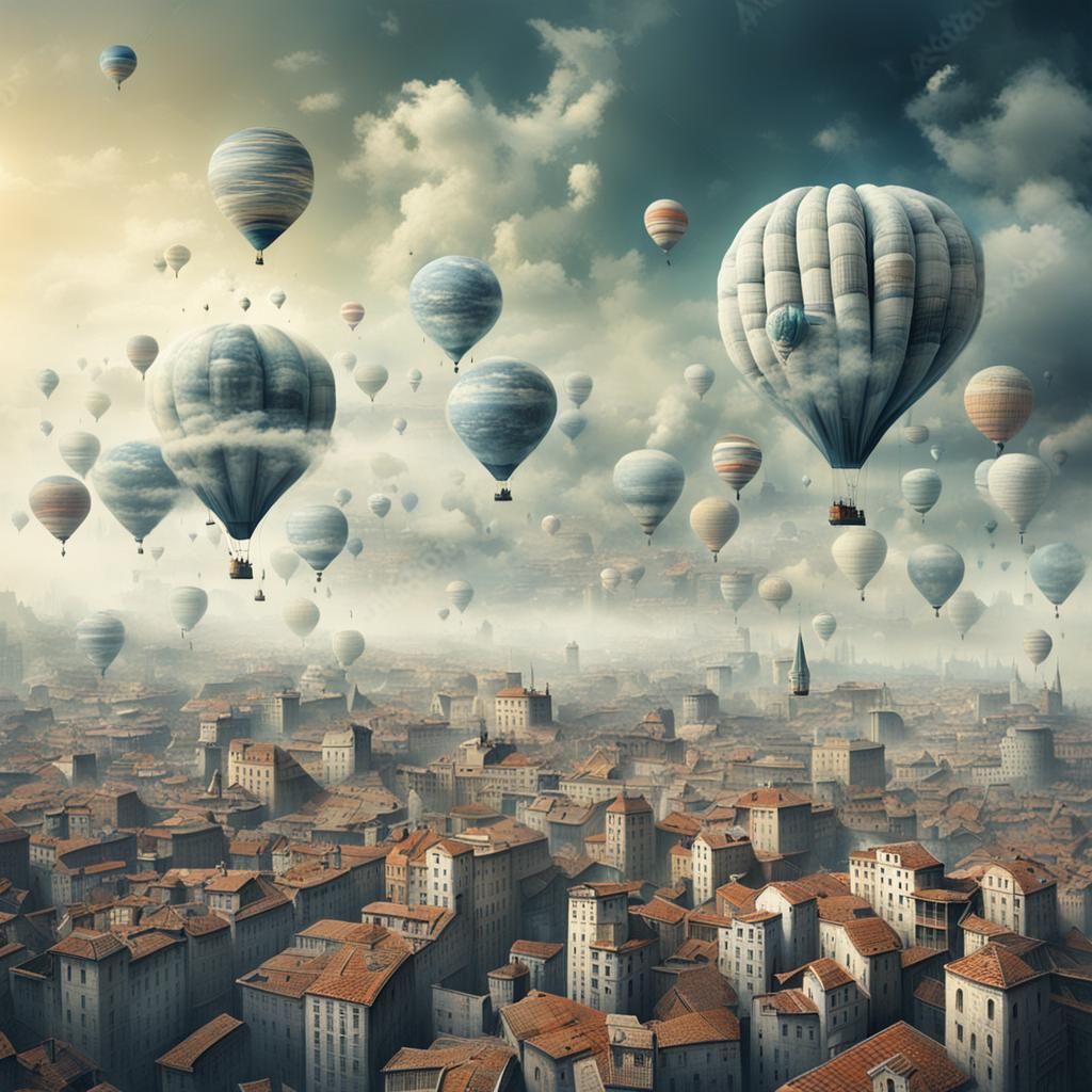 Surreal City of Air and Wind