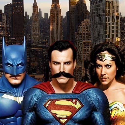 Stylized Mustache Illustration