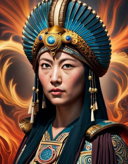 Byzantine Empress Phoenix: Digital Matte Painting