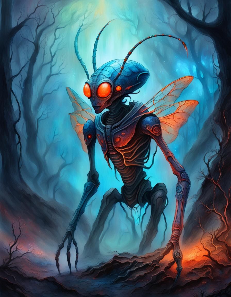 Insect human creature 2