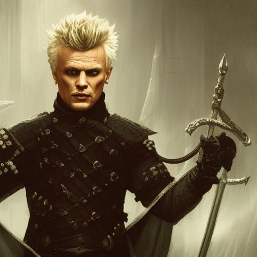 Fantasy Bard in Style of Game of Thrones