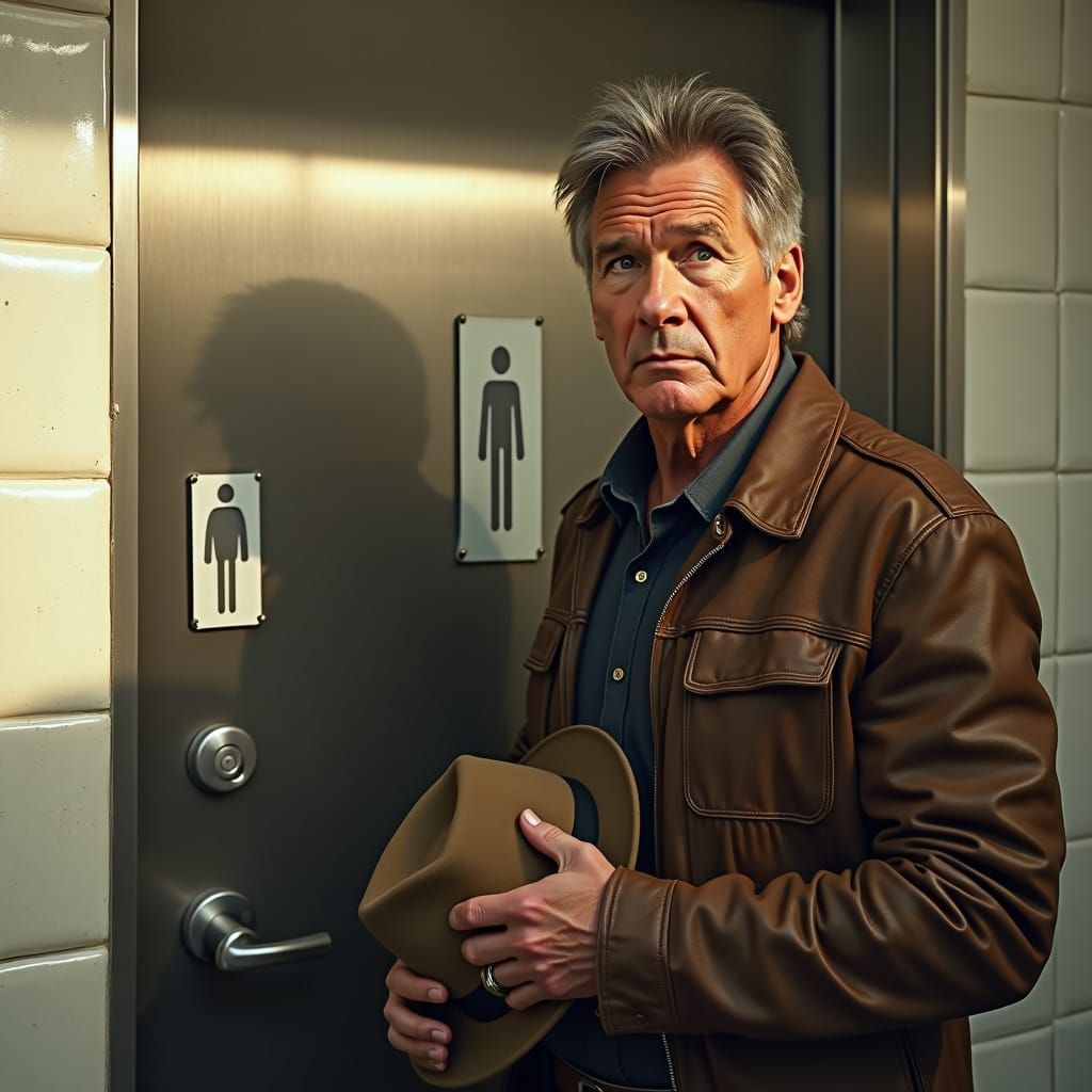 Harrison Ford's Gender-Neutral Bathroom Confusion