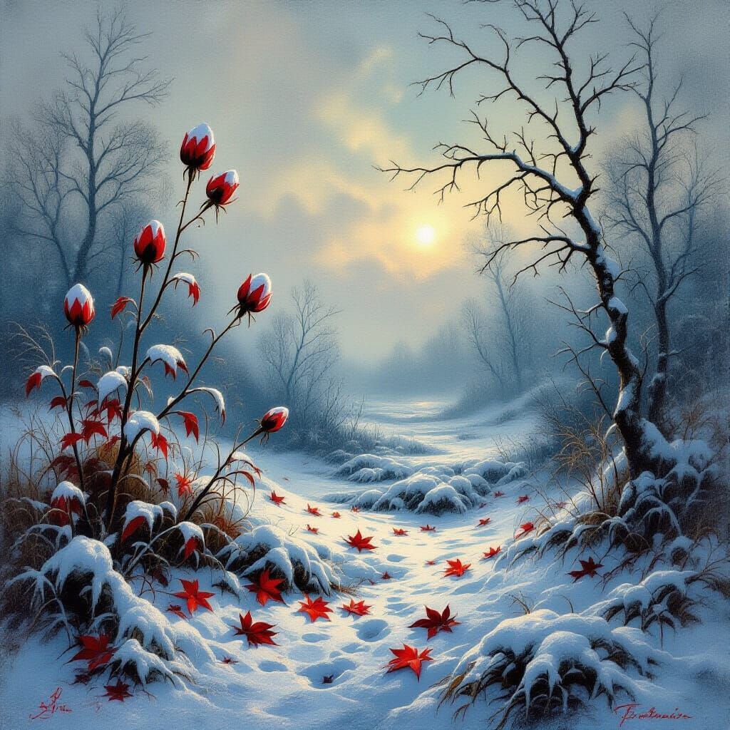 Melancholic Romantic Landscape of Lost Springs