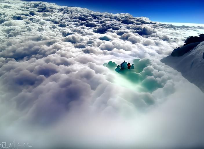 Breathtaking View Above the Clouds