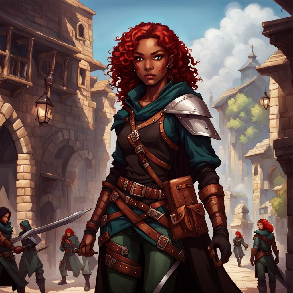 female half elf rogue