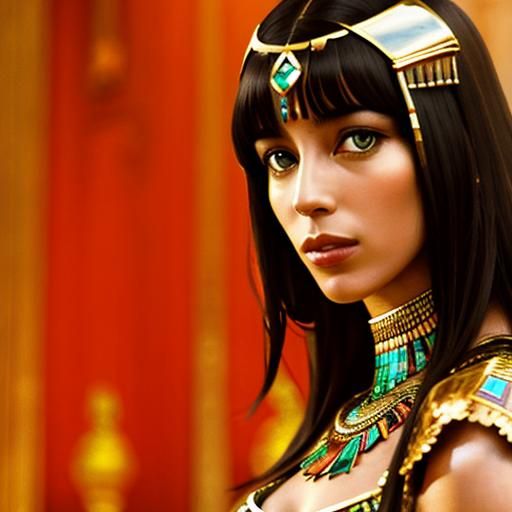 Cleopatra Portrait in Photorealistic Style