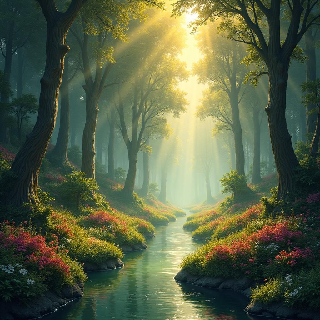 Majestic World: A Fantastical Landscape