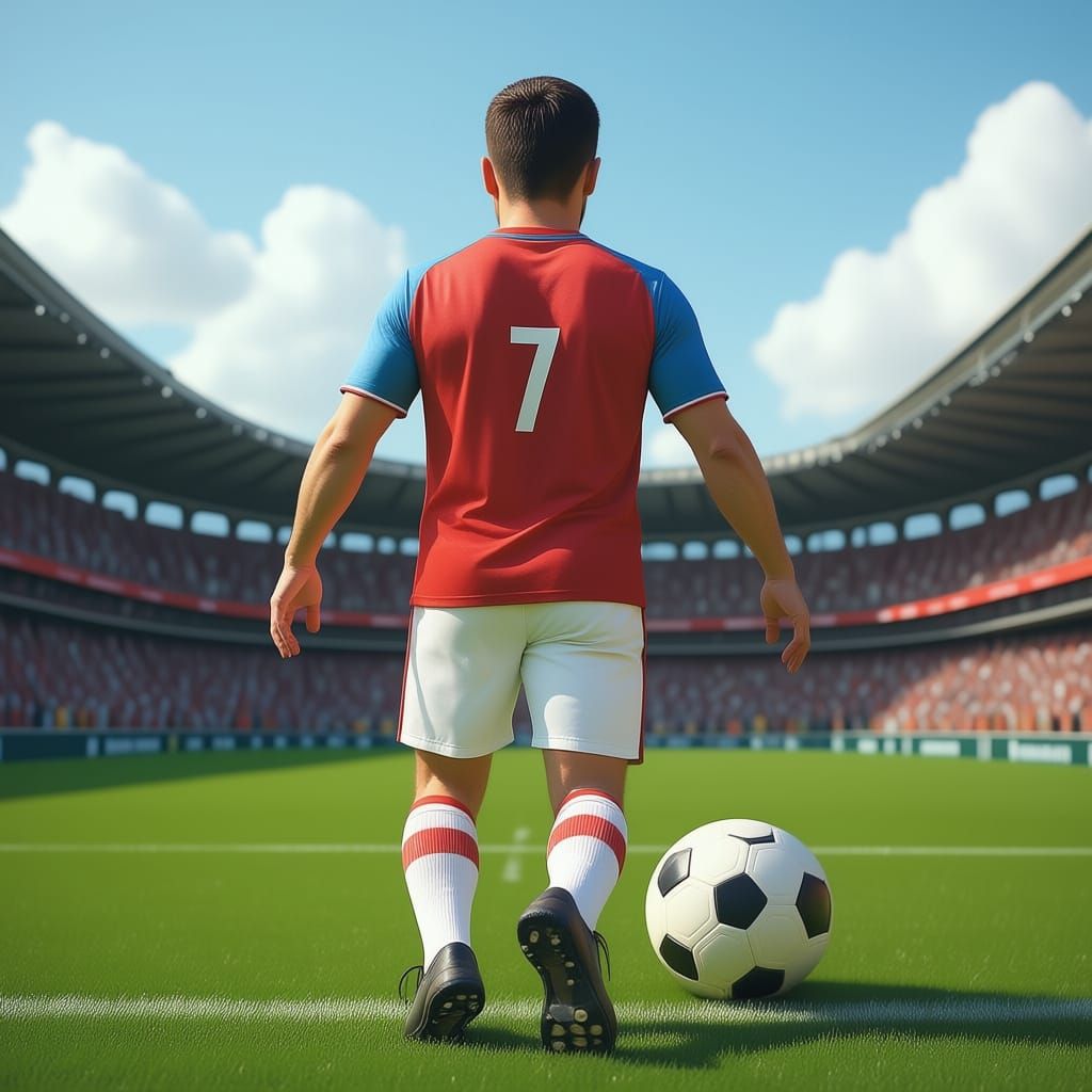 Ronaldo and IShowSpeed Play Football Under Match-Like Clouds