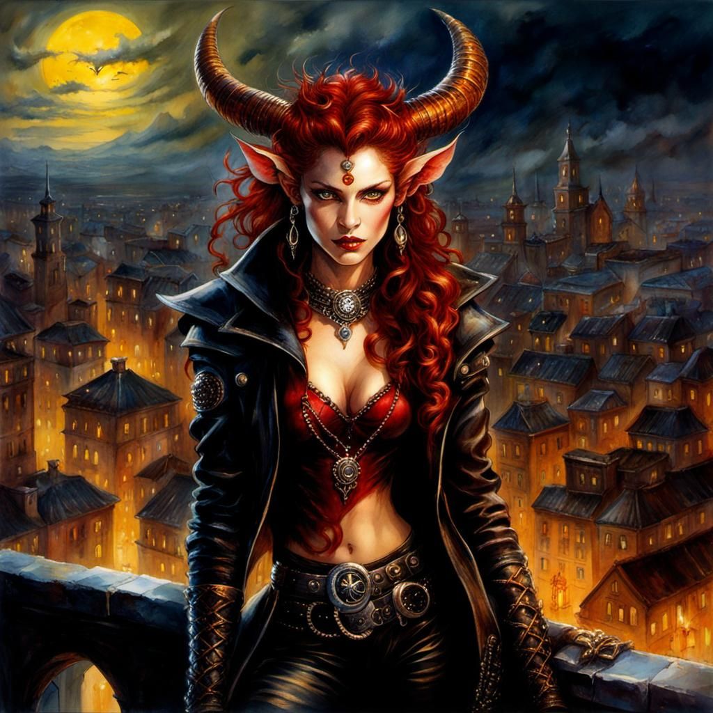 Mysterious Tiefling Rogue