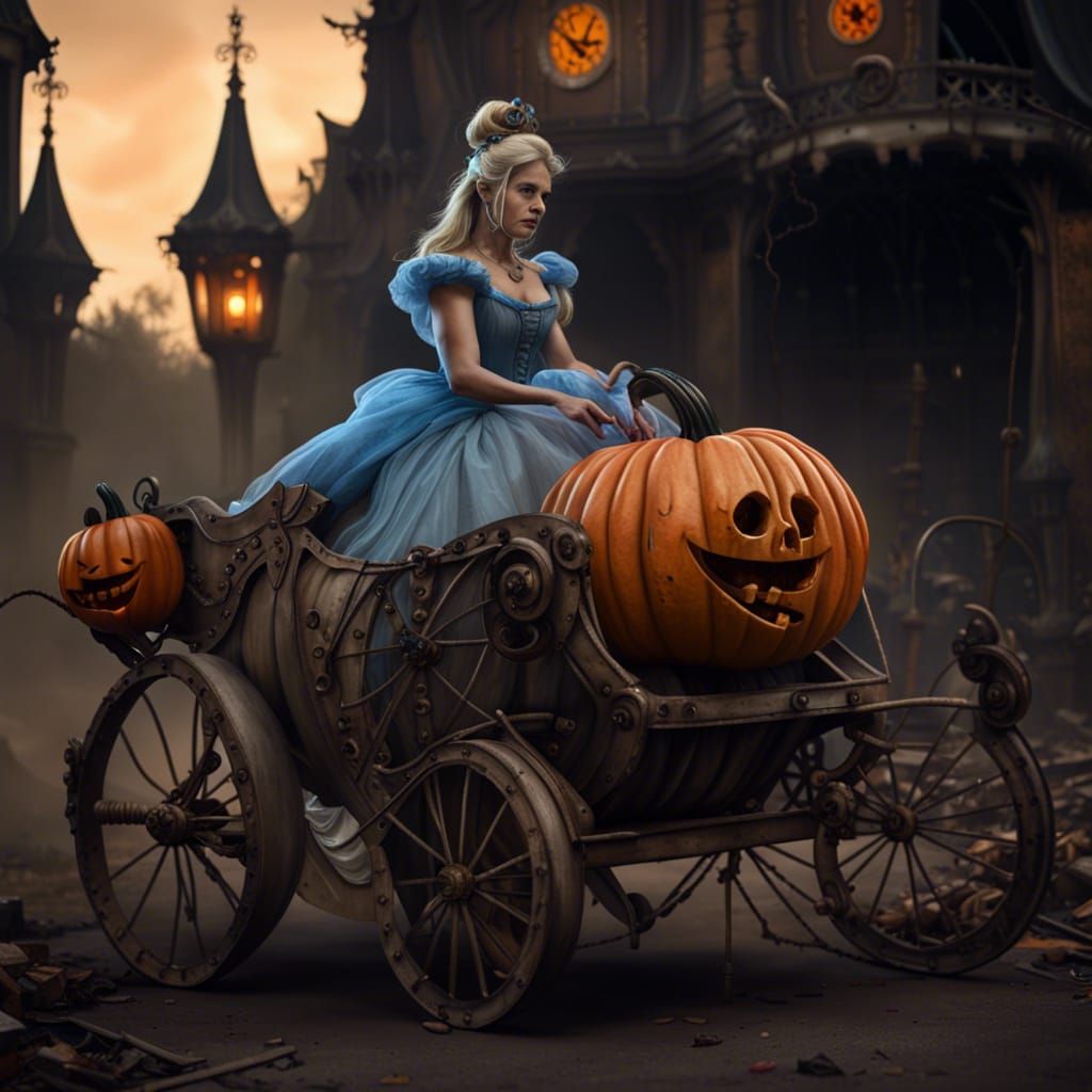 Post-Apocalyptic Cinderella in Gothic Carriage