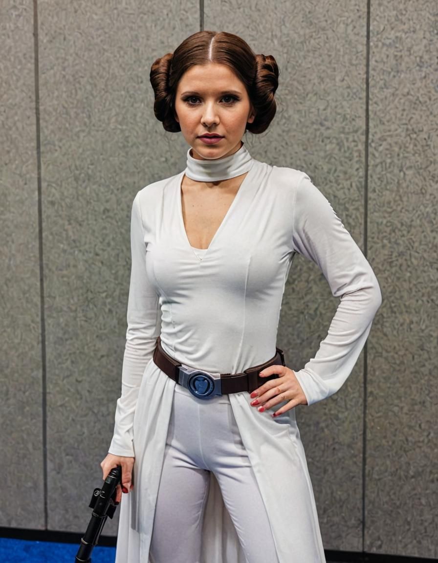 Princess Leia Cosplay at Comic Con