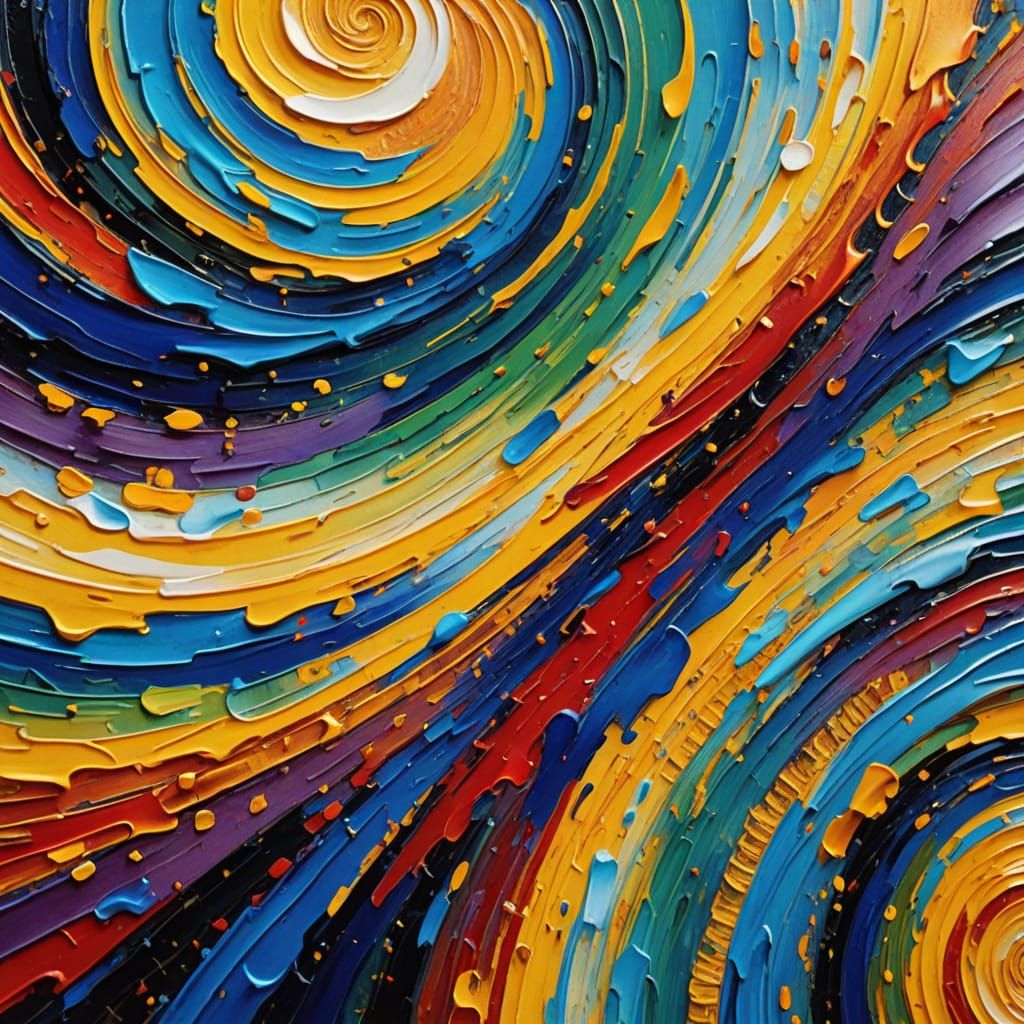 Colourful vortex