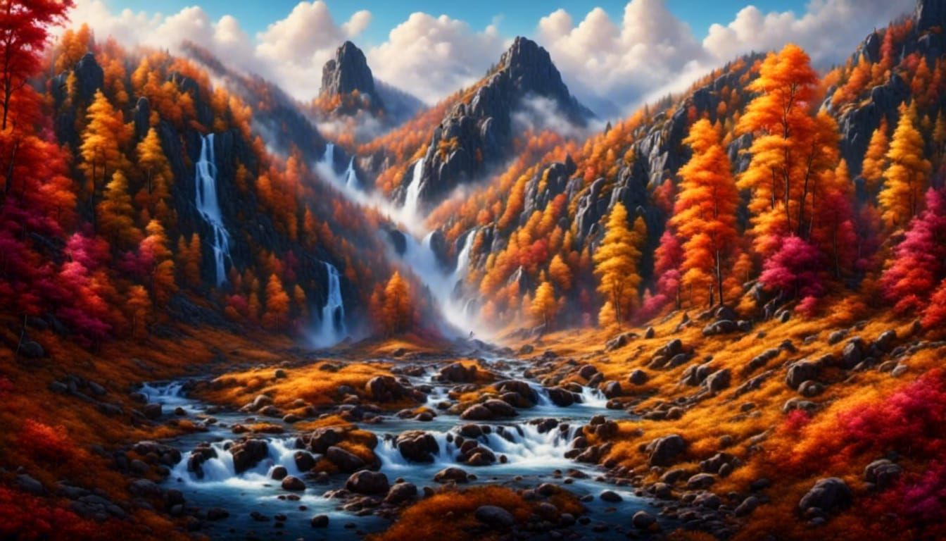 Surreal Water Fountain Turns to Rain