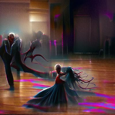 Sinister Last Dance in Dark Fantasy Style