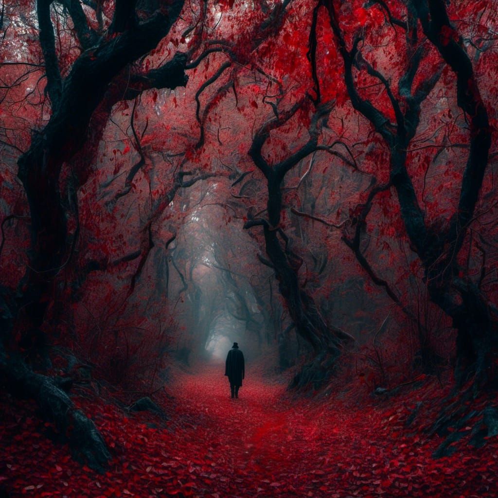 Macabre Shadow Walker in Bloodleaf Forest