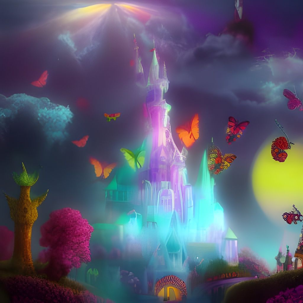 Vibrant Fairy Kingdom Image