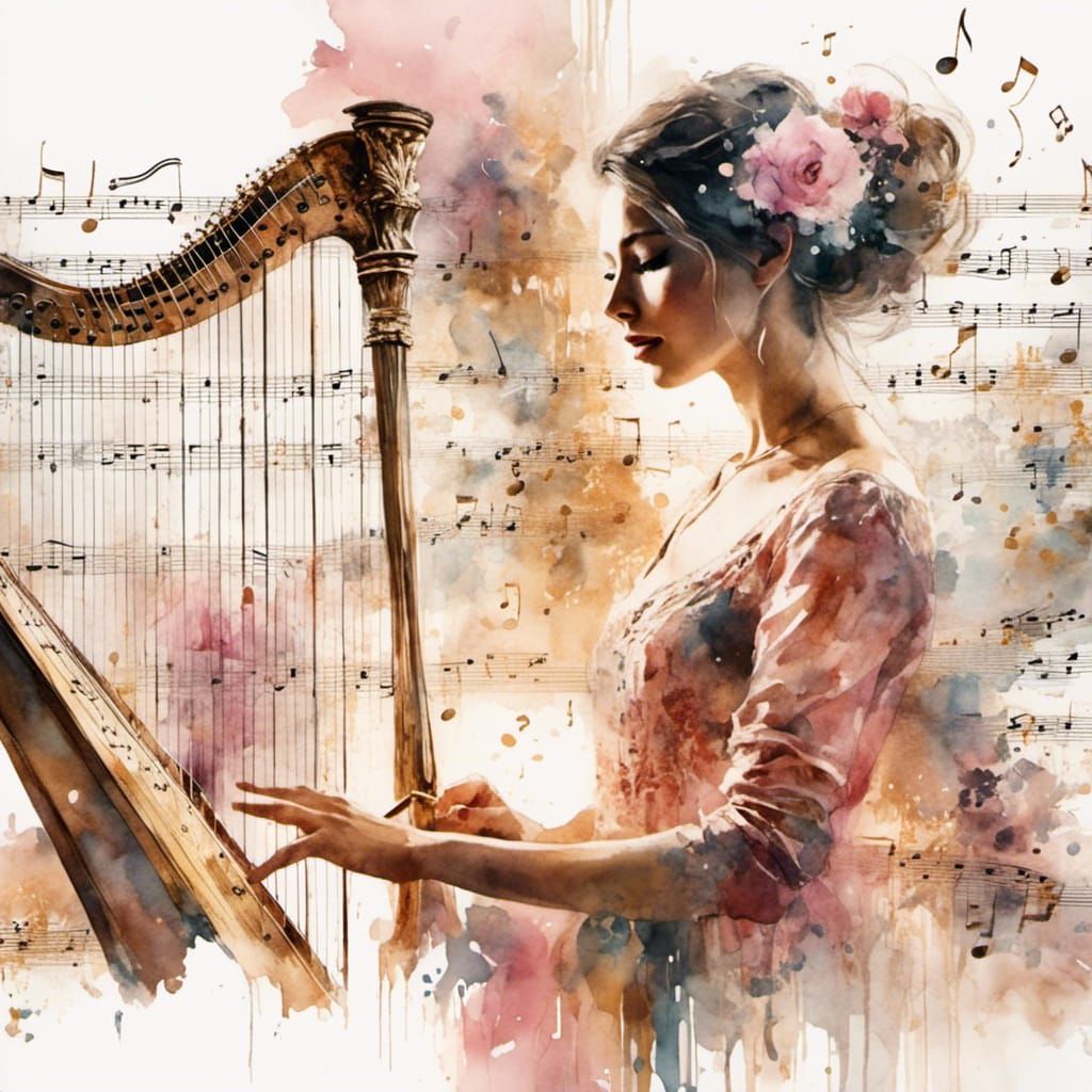 The harpist