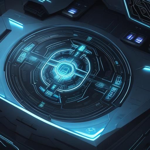 Sci-Fi Aegis Shield Concept Art