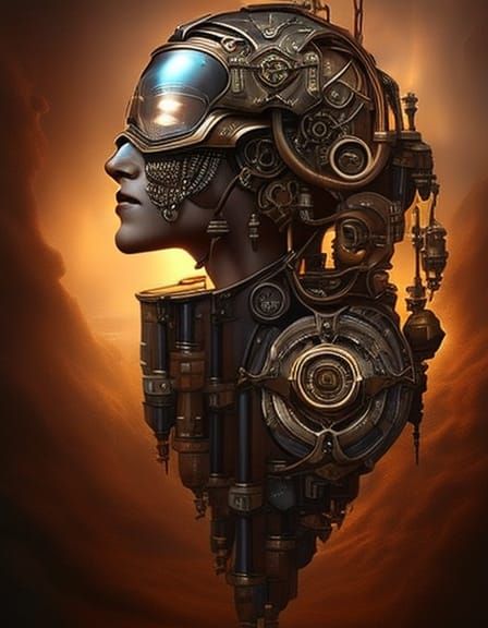 Steampunk flying fortress