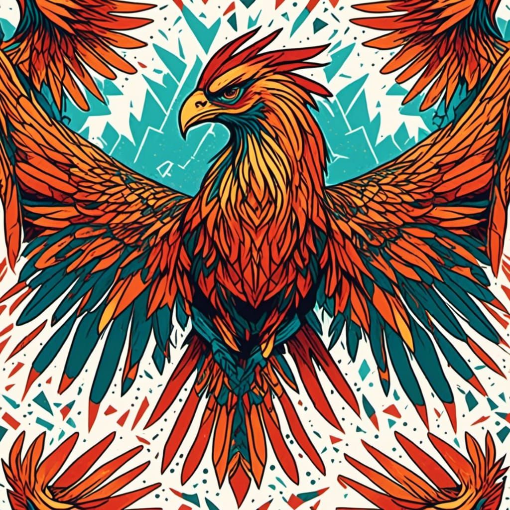 Phoenix Rising: A Screen Print Creation