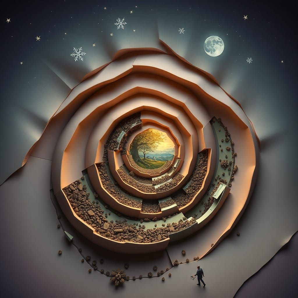 Surreal Shattered Earl Grey Tea Twinkling