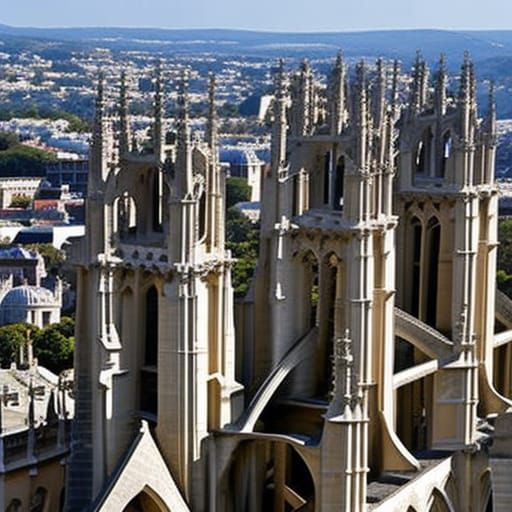 Gargoyles and Flying Buttresses in Gothic Architecture