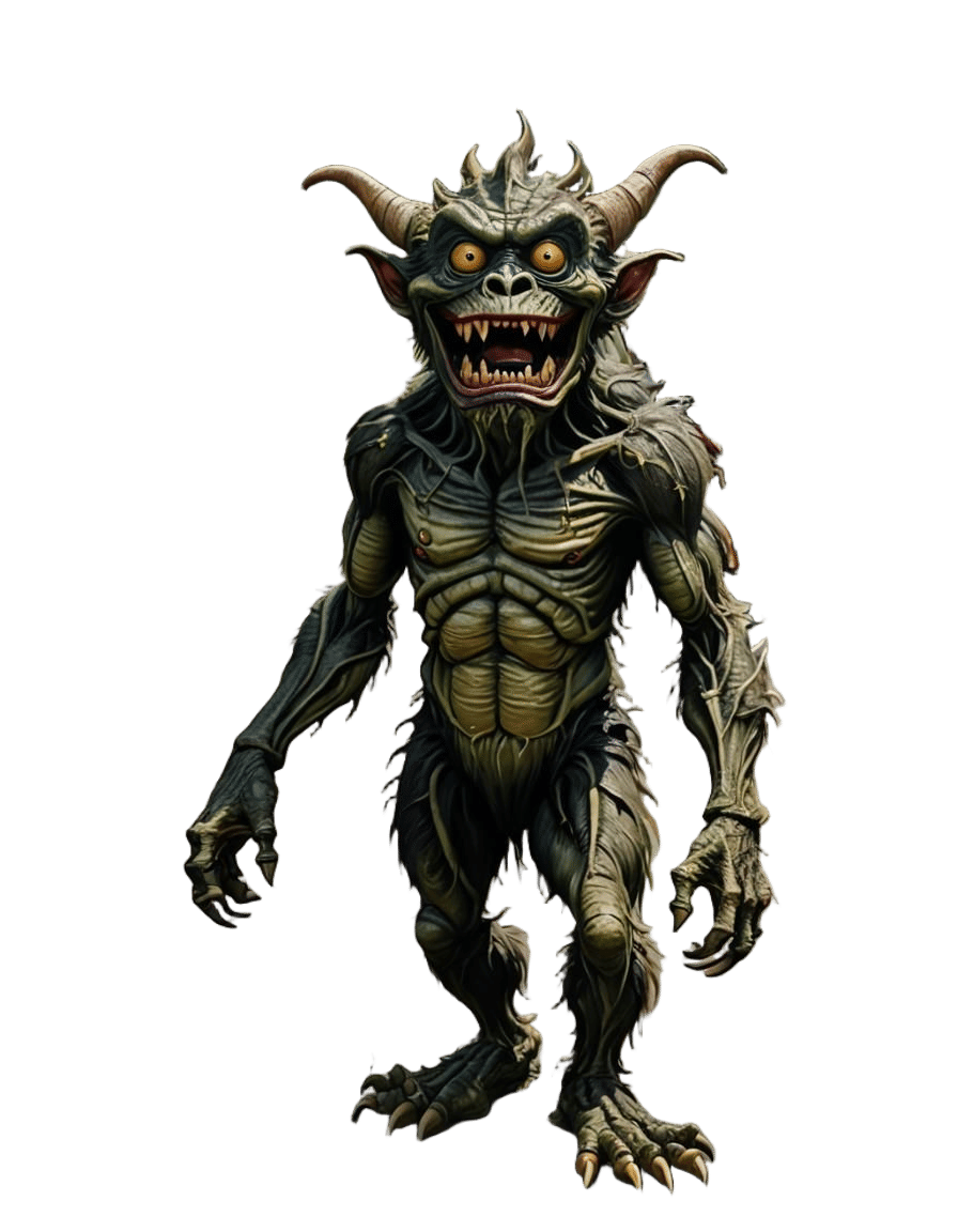 Balinese Ogoh Ogoh Monster: An Oil Painting