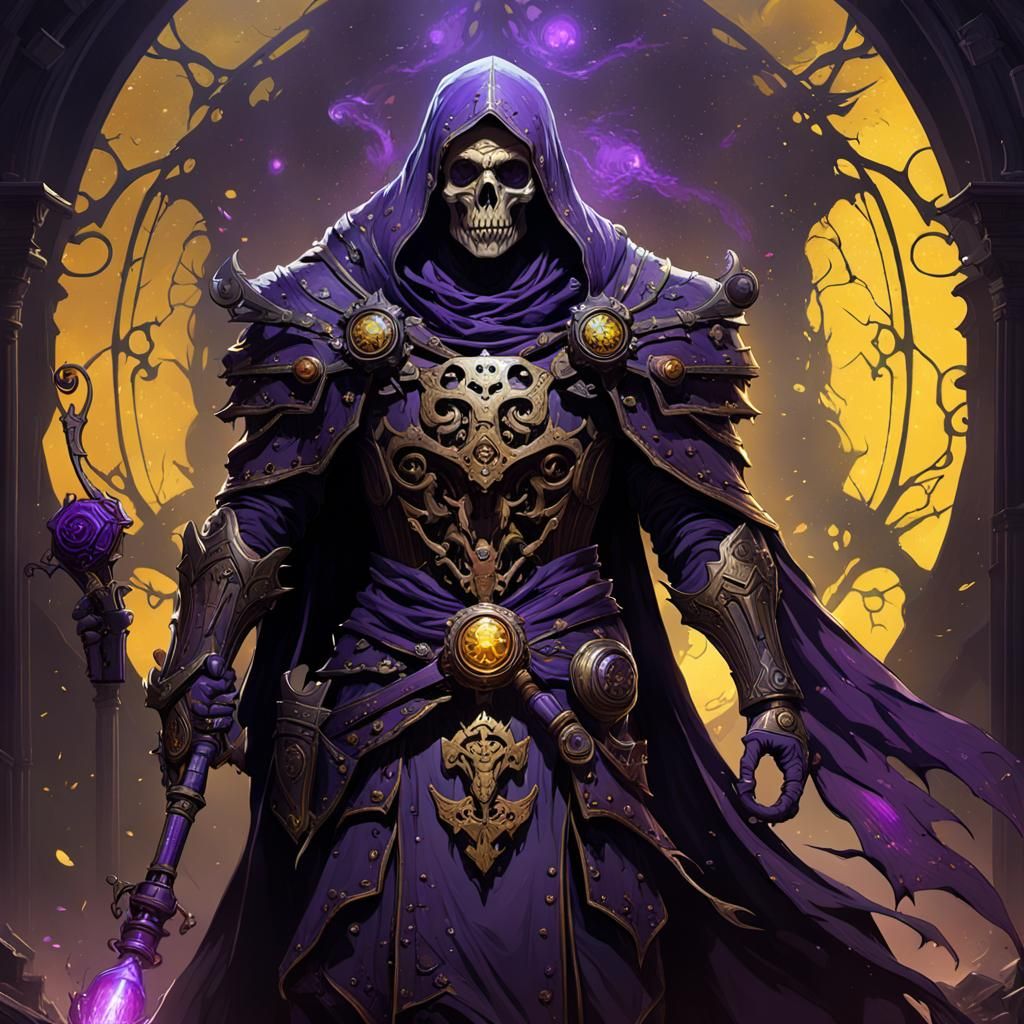 Death as Dark Fantasy Concept Art in 8K