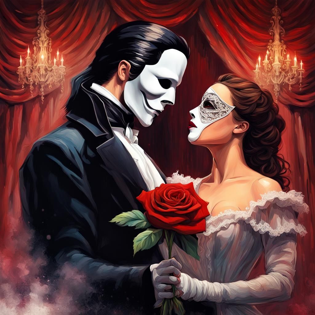 Phantom of the Opera: A Dramatic Stage Scene