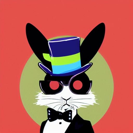 Pop Art Rabbit #4