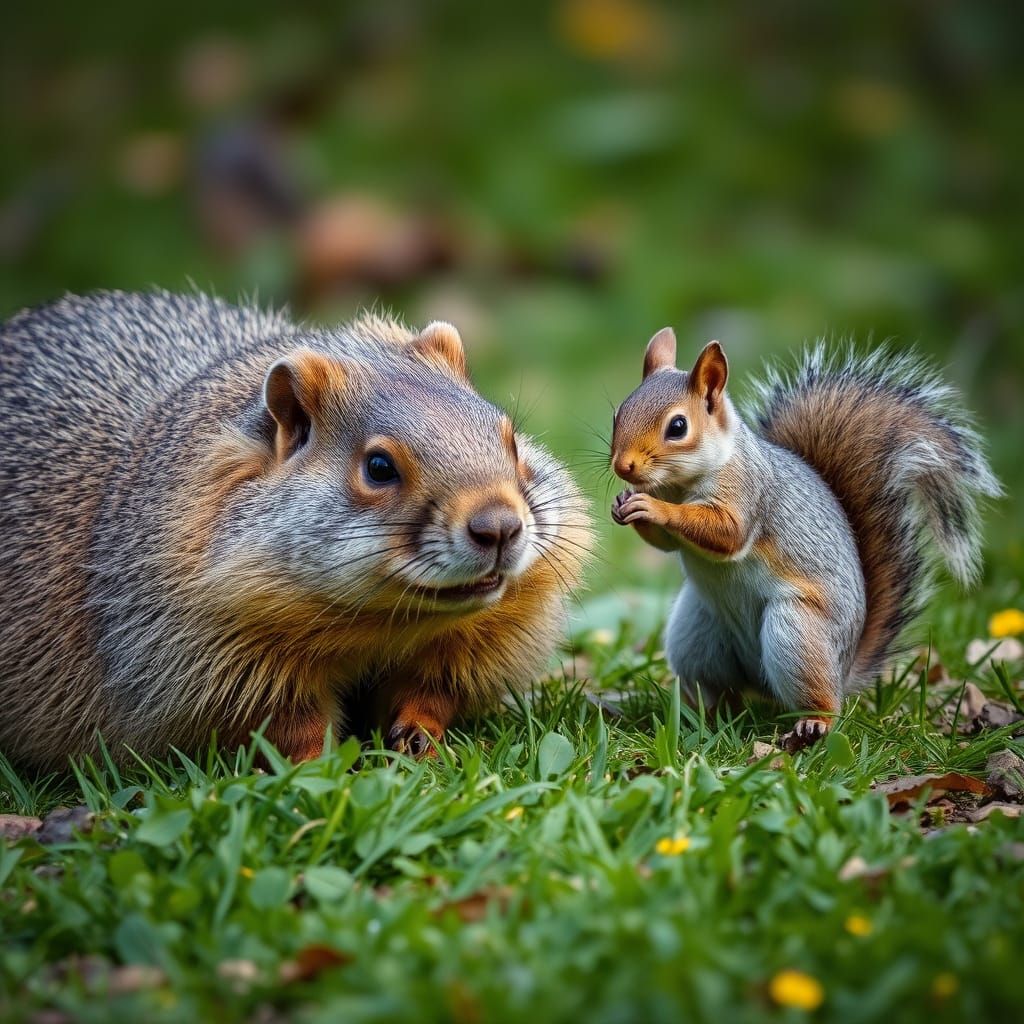 Groundhog-Squirrel Hybrid Creature