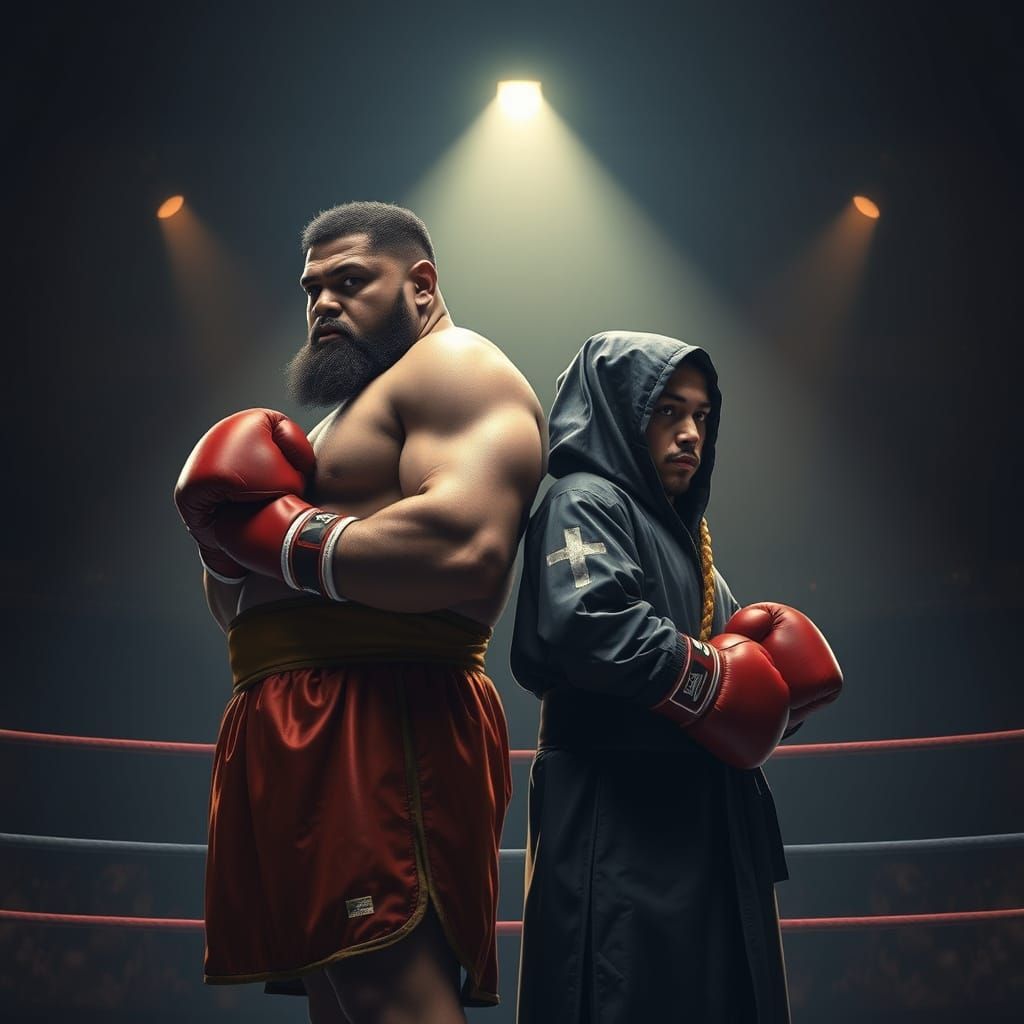 Boxers in the Arena: Stylized and Realistic Elements