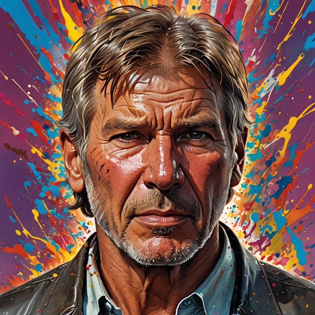 Harrison Ford as MAD Magazine Cover Art