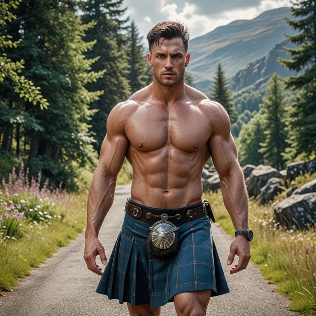 Highland Scotsman: Hyperrealistic 3D Game Cinematic Render