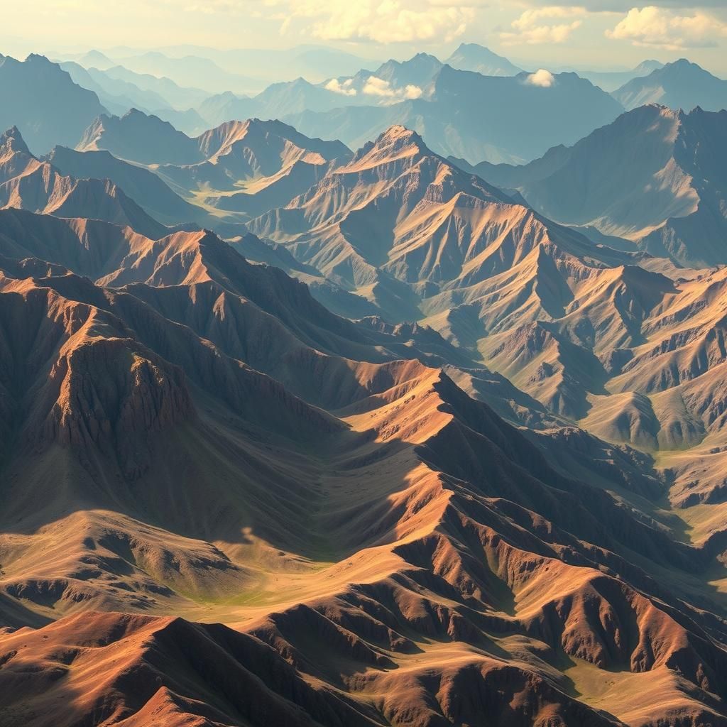 Sevier Orogeny: Ancient Mountains in Vibrant Earth Tones
